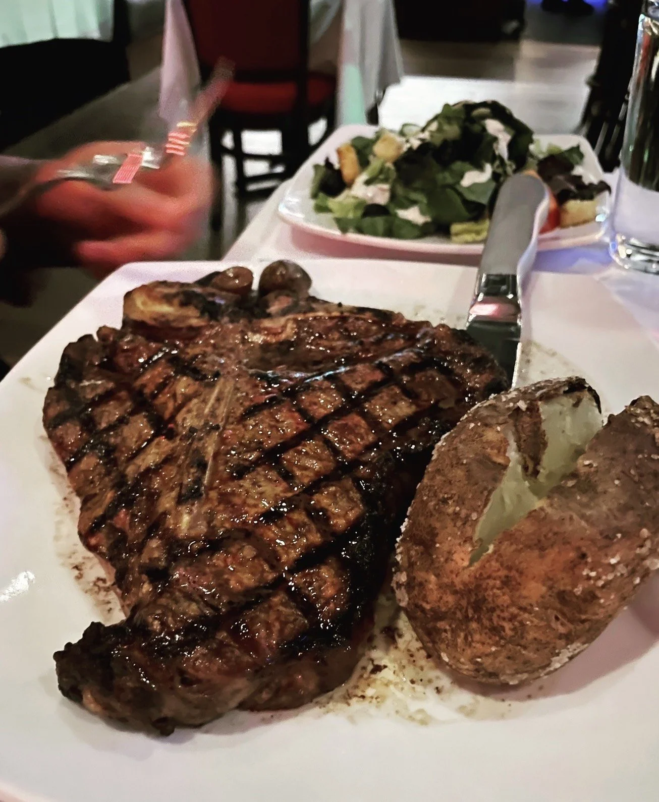 DC Steak House signature dishes Bone-In Filet Mignon
Broiled Or Pan-Fried Walleye Pike
Grilled Or Cajun Salmon Fillet